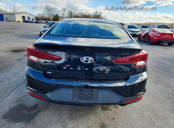 KMHD74LF4LU955994 2020 HYUNDAI ELANTRA Black Вид ззаду