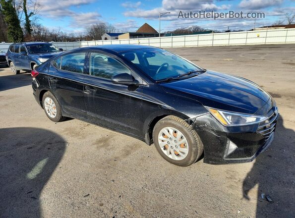 KMHD74LF4LU955994 2020 HYUNDAI ELANTRA Black Передня права чверть
