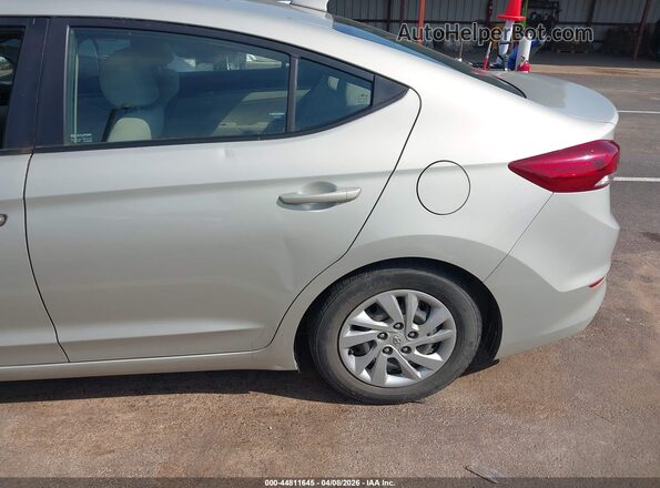 KMHD74LF5HU071408 2017 HYUNDAI ELANTRA Кремовый Панорамный вид салона 360°