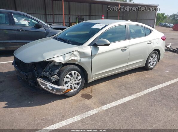 KMHD74LF5HU071408 2017 HYUNDAI ELANTRA Кремовый Передняя левая четверть