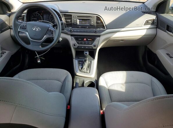 KMHD74LF5HU096325 2017 HYUNDAI ELANTRA Серебряный Вид панели приборов