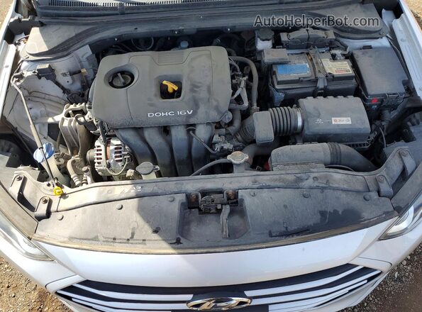 KMHD74LF5HU096325 2017 HYUNDAI ELANTRA Серебряный Вид задней части салона