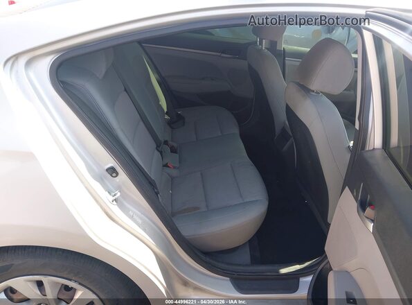 KMHD74LF6HU084247 2017 HYUNDAI ELANTRA Silver Vista de la etiqueta del VIN