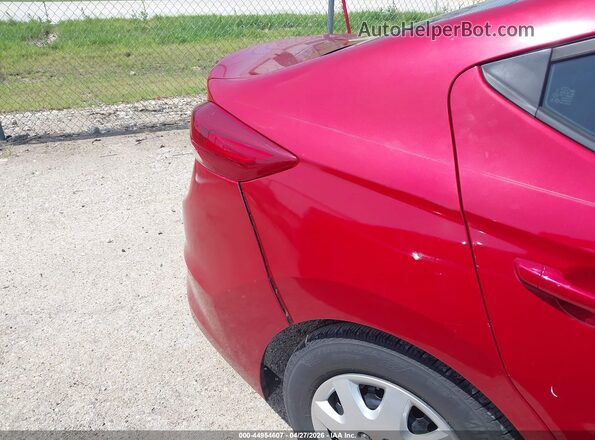 KMHD74LF7JU638739 2018 HYUNDAI ELANTRA Red 