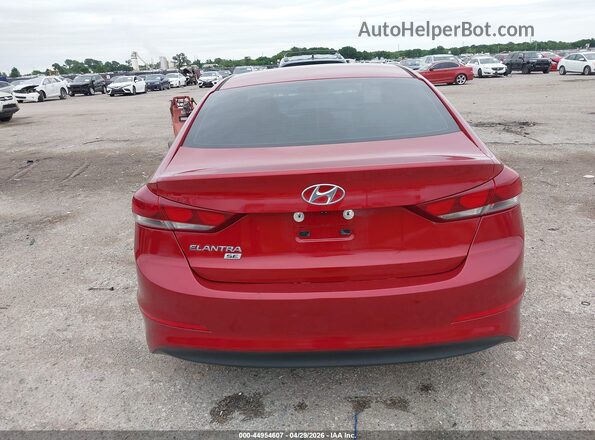 KMHD74LF7JU638739 2018 HYUNDAI ELANTRA Red 