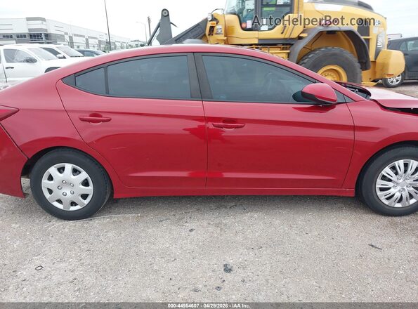 KMHD74LF7JU638739 2018 HYUNDAI ELANTRA Red Vista interior trasera