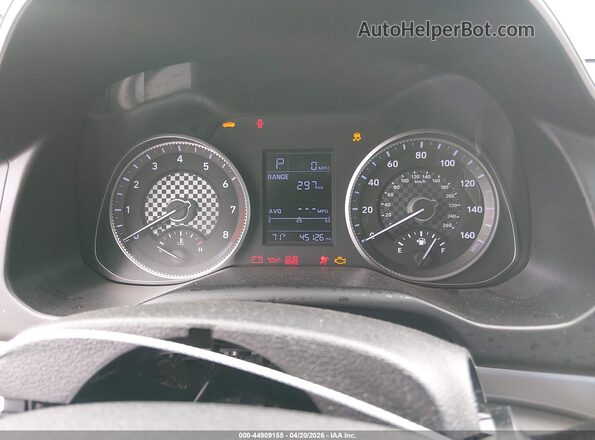 KMHD74LFXKU887375 2019 HYUNDAI ELANTRA Silver Widok tylnych siedzeń