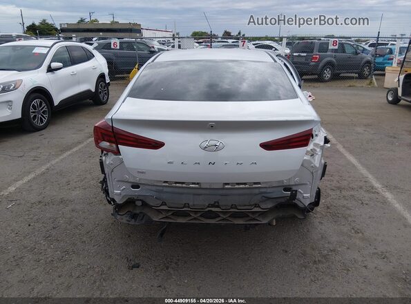 KMHD74LFXKU887375 2019 HYUNDAI ELANTRA Silver 