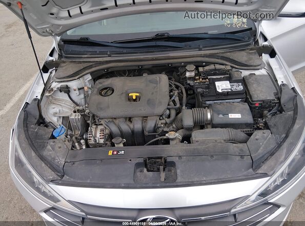 KMHD74LFXKU887375 2019 HYUNDAI ELANTRA Silver Widok z tyłu