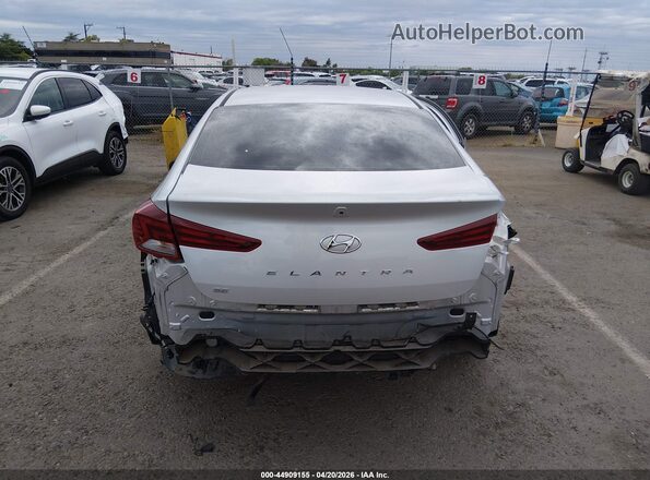KMHD74LFXKU887375 2019 HYUNDAI ELANTRA Silver 