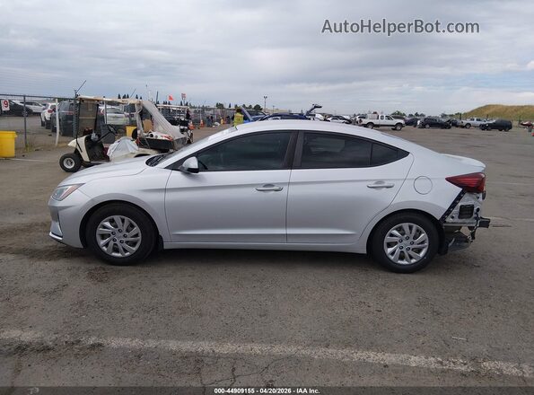 KMHD74LFXKU887375 2019 HYUNDAI ELANTRA Silver 