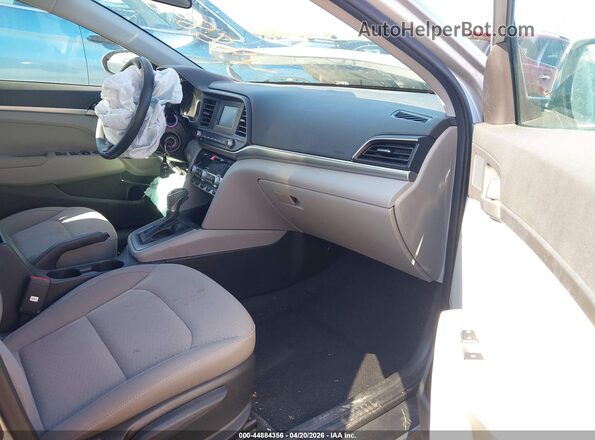 KMHD74LFXLU960858 2020 HYUNDAI ELANTRA Silver Vista interior delantera