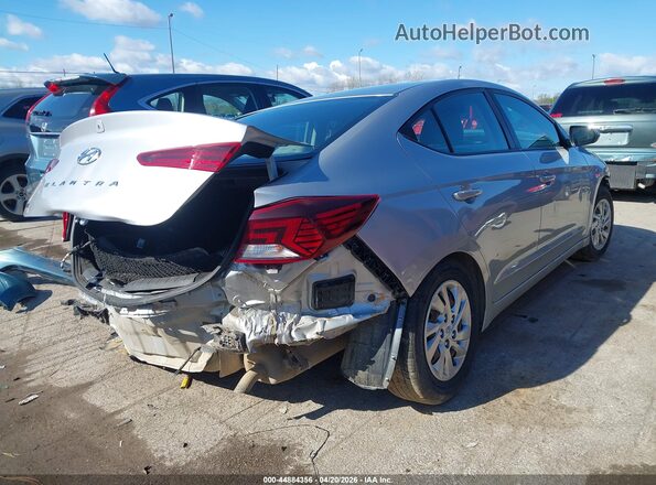 KMHD74LFXLU960858 2020 HYUNDAI ELANTRA Silver Trasero derecho