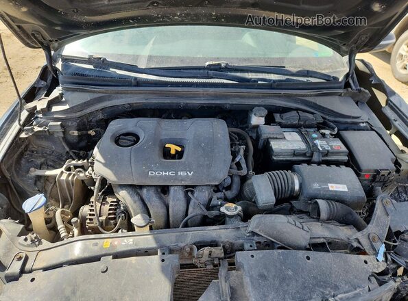 KMHD84LF0HU129390 2017 HYUNDAI ELANTRA Black უკანა სალონის ხედი