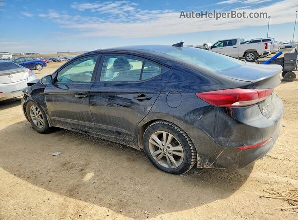 KMHD84LF0HU129390 2017 HYUNDAI ELANTRA Black უკანა მარცხენა