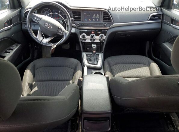 KMHD84LF0KU763063 2019 HYUNDAI ELANTRA Black Vista del salpicadero