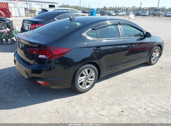 KMHD84LF3KU839228 2019 HYUNDAI ELANTRA Черный Задняя правая четверть