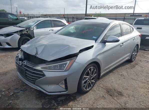 KMHD84LF3LU960813 2020 HYUNDAI ELANTRA Silver Առջևի ձախ երեք քառորդ տեսարան