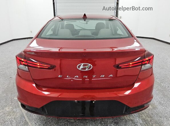 KMHD84LF4KU864025 2019 HYUNDAI ELANTRA Red 