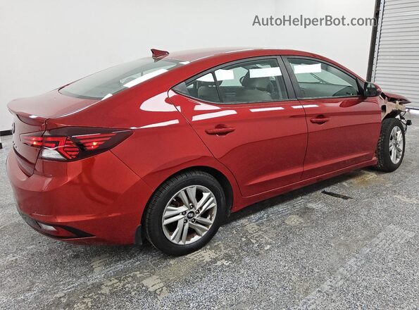 KMHD84LF4KU864025 2019 HYUNDAI ELANTRA Red 