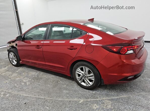 KMHD84LF4KU864025 2019 HYUNDAI ELANTRA Red 
