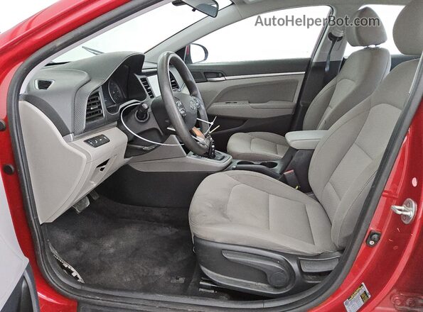 KMHD84LF4KU864025 2019 HYUNDAI ELANTRA Red 