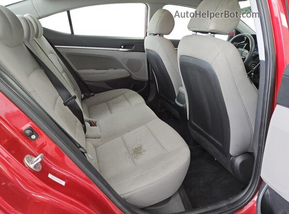 KMHD84LF4KU864025 2019 HYUNDAI ELANTRA Red 