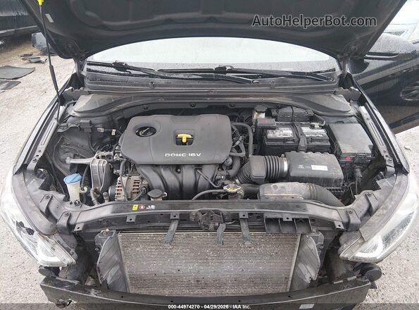 KMHD84LF5HU207016 2017 HYUNDAI ELANTRA Black Հետևի տեսք