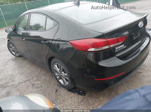 KMHD84LF5HU207016 2017 HYUNDAI ELANTRA Black Հետևի ձախ