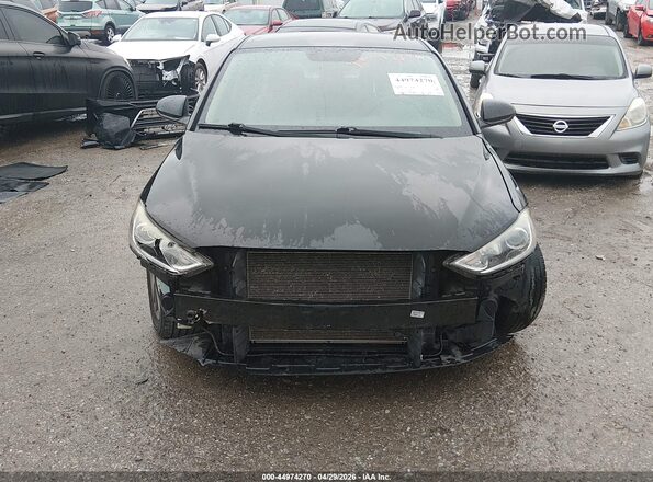 KMHD84LF5HU207016 2017 HYUNDAI ELANTRA Black Դիմացի տեսք
