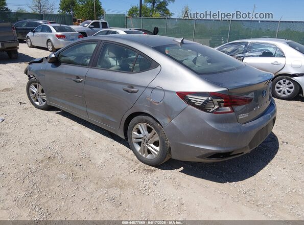 KMHD84LF5KU797435 2019 HYUNDAI ELANTRA Gray უკანა მარცხენა