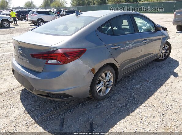 KMHD84LF5KU797435 2019 HYUNDAI ELANTRA Gray უკანა მარჯვენა