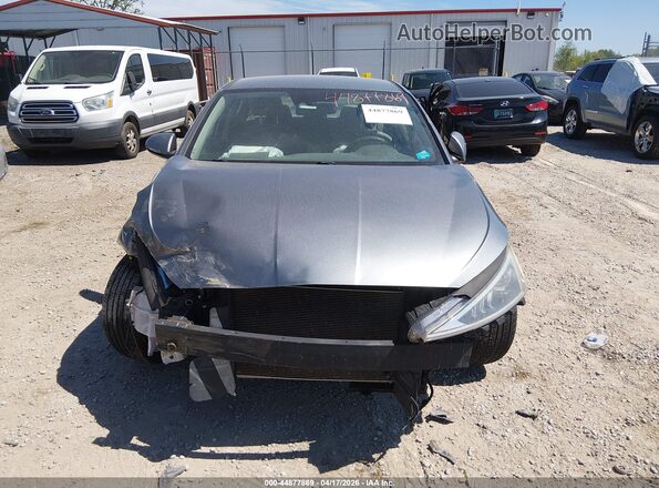 KMHD84LF5KU797435 2019 HYUNDAI ELANTRA Gray წინა პანელის ხედი