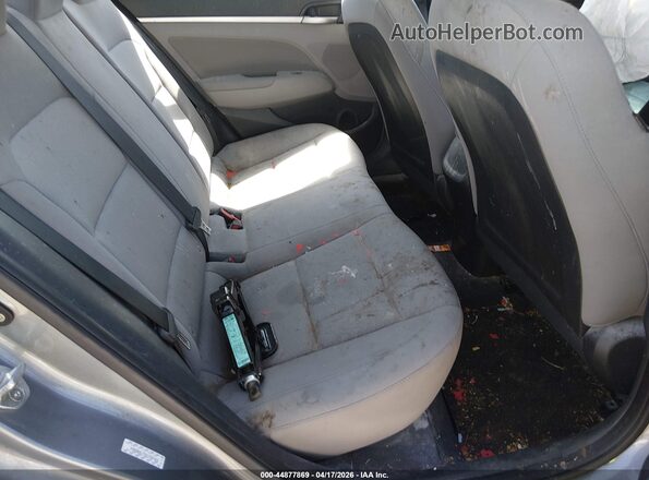 KMHD84LF5KU797435 2019 HYUNDAI ELANTRA Gray VIN კოდის სტიკერის ხედი