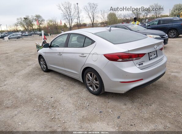KMHD84LF9JU505381 2018 HYUNDAI ELANTRA Silver Tył lewy