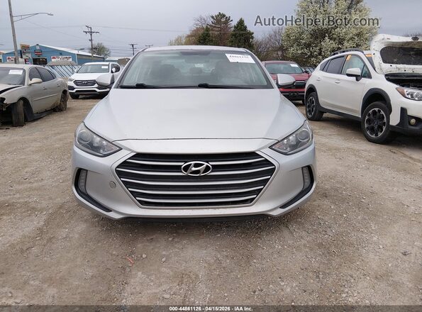 KMHD84LF9JU505381 2018 HYUNDAI ELANTRA Silver Widok deski rozdzielczej