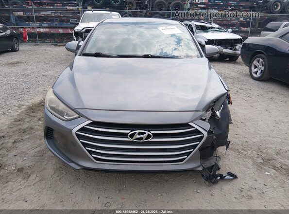 KMHD84LFXHU210509 2017 HYUNDAI ELANTRA Silver Widok zestawu wskaźników