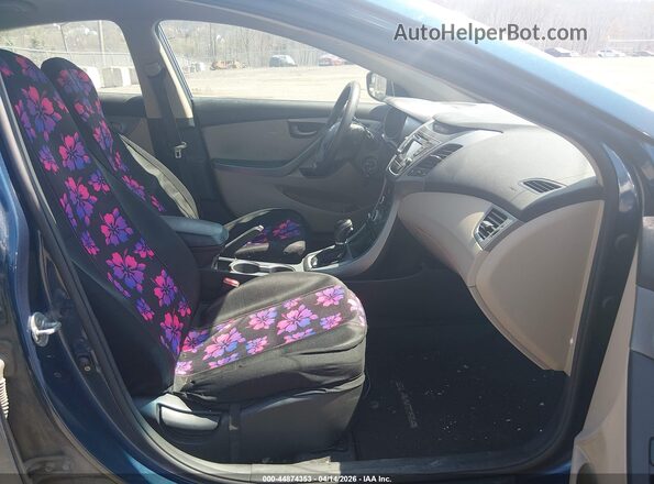 KMHDH4AE5GU544875 2016 HYUNDAI ELANTRA Blue Vista interior delantera
