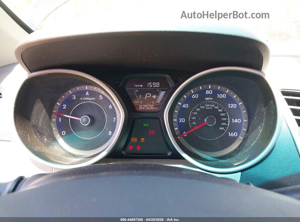 KMHDH4AE5GU545461 2016 HYUNDAI ELANTRA Black Vista de los asientos traseros