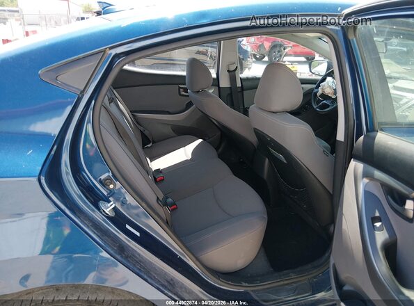 KMHDH4AE8GU545180 2016 HYUNDAI ELANTRA Blue VIN კოდის სტიკერის ხედი