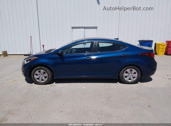KMHDH4AE8GU545180 2016 HYUNDAI ELANTRA Blue სალონის 360-გრადუსიანი ხედი