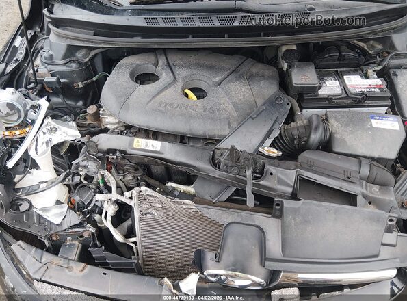 KMHDH4AEXGU534536 2016 HYUNDAI ELANTRA Black Rear view