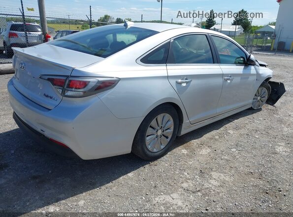 KMHE24L15GA036536 2016 HYUNDAI SONATA HYBRID Silver 