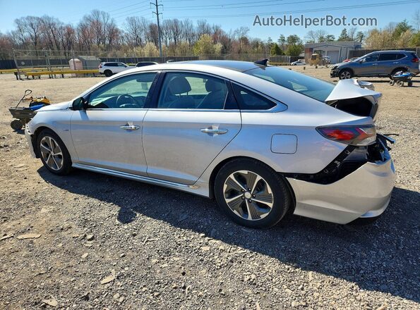 KMHE34L38KA093255 2019 HYUNDAI SONATA Gray 