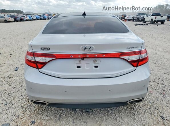 KMHFH4JG1HA577269 2017 HYUNDAI AZERA Silver Widok z tyłu