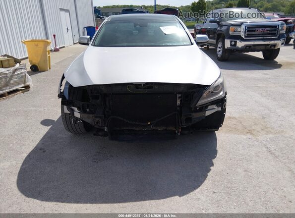 KMHGN4JE3JU239159 2018 GENESIS G80 Silver Вид спереду