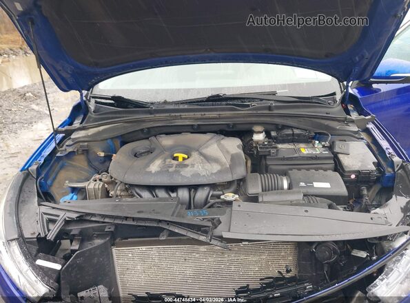 KMHH35LE1KU110397 2019 HYUNDAI ELANTRA GT Blue Вид ззаду
