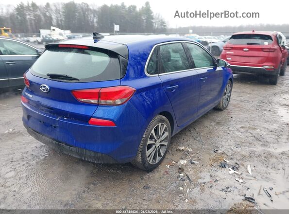 KMHH35LE1KU110397 2019 HYUNDAI ELANTRA GT Blue Задня права чверть