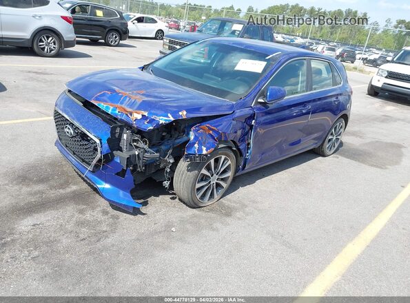 KMHH35LE2KU093979 2019 HYUNDAI ELANTRA GT Blue Vista tres cuartos delantera izquierda