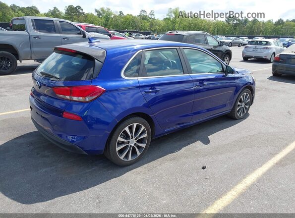 KMHH35LE2KU093979 2019 HYUNDAI ELANTRA GT Blue Trasero derecho